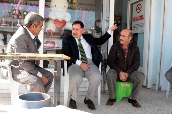 BAŞKAN ZENBİLCİ\'NİN ESNAF ZİYARETİ